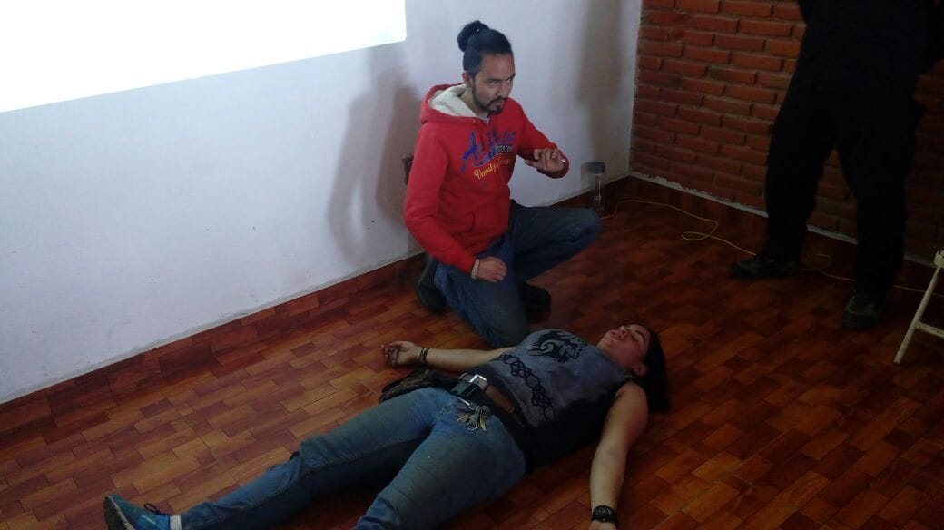 Profesionales prehospitalarios en capacitación